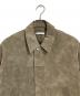 WYM LIDNM (ウィム バイ リドム) FAUX SUEDE ZIP BLOUSON レザージャケット ベージュ サイズ:S：5000円