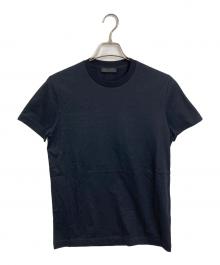 PRADA（プラダ）の古着「22SS JERSEY TEE コットンジャージークルーネック半袖Tシャツ」｜ブラック