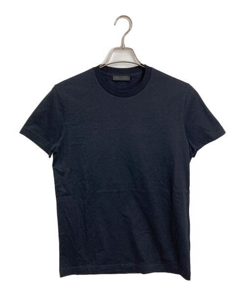 PRADA（プラダ）PRADA (プラダ) 22SS JERSEY TEE コットンジャージークルーネック半袖Tシャツ ブラック サイズ:Sの古着・服飾アイテム