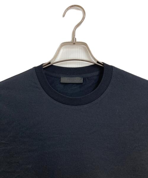 PRADA（プラダ）PRADA (プラダ) 22SS JERSEY TEE コットンジャージークルーネック半袖Tシャツ ブラック サイズ:Sの古着・服飾アイテム
