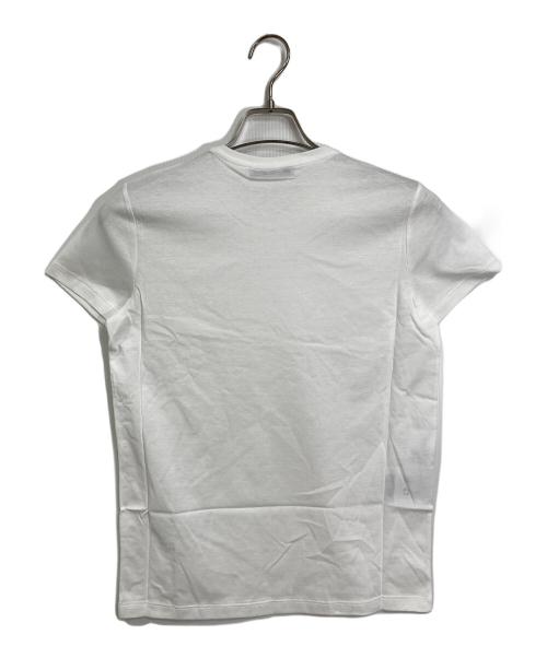 PRADA（プラダ）PRADA (プラダ) コットンTシャツ　半袖カットソー　Tシャツ　Tee ホワイト サイズ: Mの古着・服飾アイテム