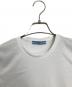 PRADA (プラダ) コットンTシャツ　半袖カットソー　Tシャツ　Tee ホワイト サイズ: M：7000円