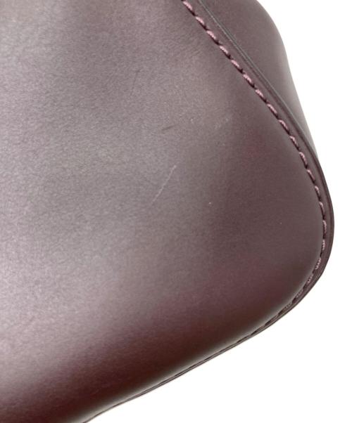COACH（コーチ）COACH (コーチ) がま口2WAYショルダーバッグ　ハンドバッグ　ショルダーバッグ　セレモニー ボルドー サイズ:実寸参照の古着・服飾アイテム