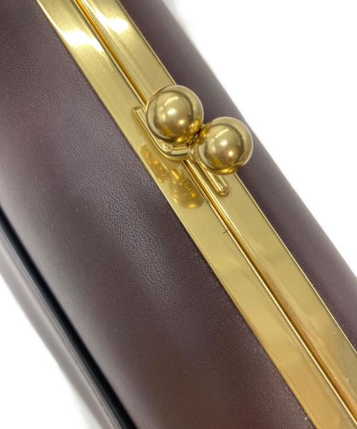 COACH（コーチ）COACH (コーチ) がま口2WAYショルダーバッグ　ハンドバッグ　ショルダーバッグ　セレモニー ボルドー サイズ:実寸参照の古着・服飾アイテム