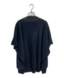 me ISSEY MIYAKE（ミーイッセイ ミヤケ）の古着「ノースリーブカットソー　」｜ブラック