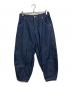 HAVERSACK（ハバーサック）の古着「ワイドデニムパンツ」｜インディゴ