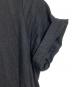 中古・古着 fog linen work (フォグリネンワーク) 半袖リネンワンピース　ロングワンピース ブラック サイズ:実寸参照：6000円