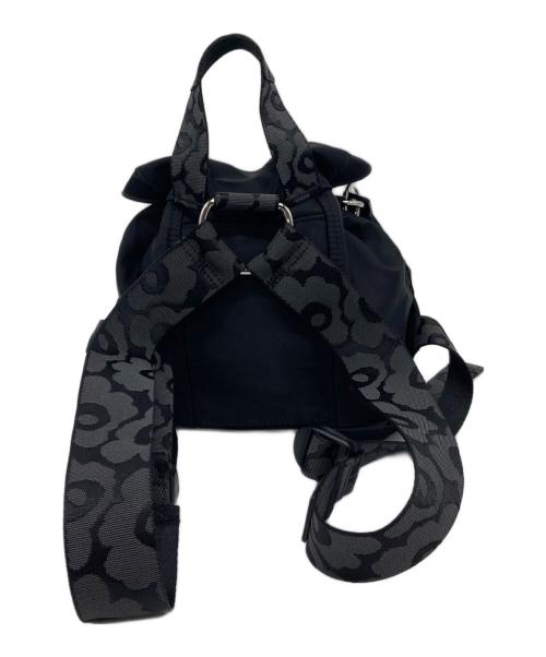 marimekko（マリメッコ）marimekko (マリメッコ) ミニ エブリシング バックパック ブラック サイズ:実寸参照の古着・服飾アイテム