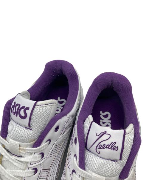 asics（アシックス）asics (アシックス) Needles (ニードルズ) ローカットスニーカー　NEEDLES別注 ホワイト サイズ:US9.5の古着・服飾アイテム