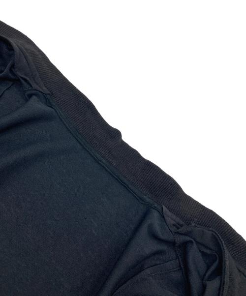 PAPAS（パパス）PAPAS (パパス) 23SS リネンニットボンバーブルゾン ブラック サイズ:Mの古着・服飾アイテム