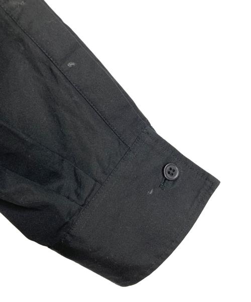 s'yte（サイト）s'yte (サイト) Broad Regular Collar Loose Fit Shirt  ブロードレギュラーカラールーズフィットシャツ  長袖シャツ　日本製 ブラック サイズ:3の古着・服飾アイテム