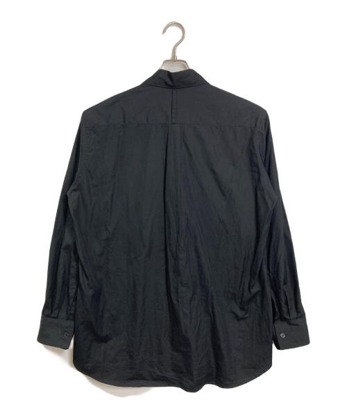 s'yte（サイト）s'yte (サイト) Broad Regular Collar Loose Fit Shirt  ブロードレギュラーカラールーズフィットシャツ  長袖シャツ　日本製 ブラック サイズ:3の古着・服飾アイテム