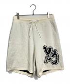 Y-3ワイスリー）の古着「ロゴニットハーフパンツ」｜ベージュ