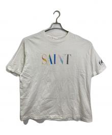 SAINT MICHAEL（セントマイケル）の古着「SS TEE RAINBOW SAINT　エスエスティーレインボーセイント　半袖カットソー　Tシャツ　Tee  日本製」｜ホワイト