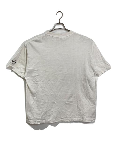 SAINT MICHAEL（セントマイケル）SAINT MICHAEL (セントマイケル) SS TEE RAINBOW SAINT　エスエスティーレインボーセイント　半袖カットソー　Tシャツ　Tee  日本製 ホワイト サイズ:XLの古着・服飾アイテム