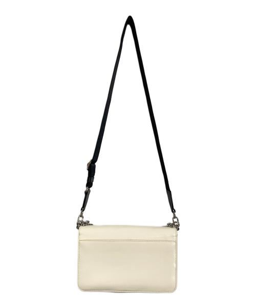 FURLA（フルラ）FURLA (フルラ) パテントチェーンショルダーバッグ ホワイト サイズ:実寸参照の古着・服飾アイテム