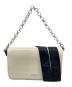 FURLA（フルラ）の古着「パテントチェーンショルダーバッグ」｜ホワイト