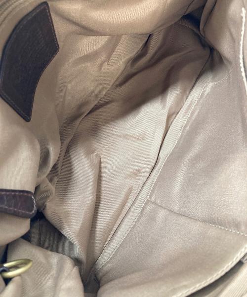COACH（コーチ）COACH (コーチ) ワンショルダーバッグ　シグネチャー ブラウン サイズ:実寸参照の古着・服飾アイテム