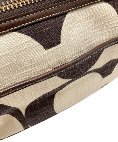 COACH（コーチ）COACH (コーチ) ワンショルダーバッグ　シグネチャー ブラウン サイズ:実寸参照の古着・服飾アイテム