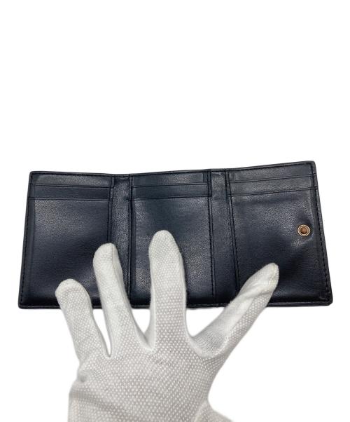 MARC JACOBS（マークジェイコブス）MARC JACOBS (マークジェイコブス) コンパクトウォレット　ミニウォレット　財布 ブラック×ブラウン サイズ:実寸参照の古着・服飾アイテム