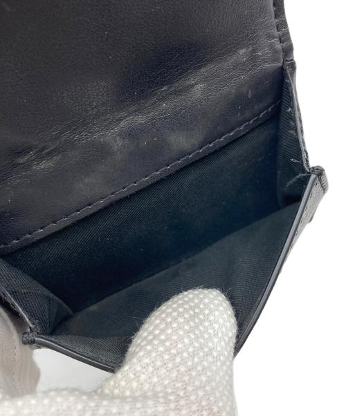 MARC JACOBS（マークジェイコブス）MARC JACOBS (マークジェイコブス) コンパクトウォレット　ミニウォレット　財布 ブラック×ブラウン サイズ:実寸参照の古着・服飾アイテム
