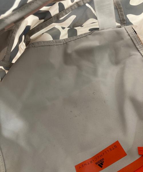 adidas（アディダス）adidas (アディダス) STELLA McCARTNEY (ステラマッカートニー) ゼブラ柄バックパック　ナップザック　スポーツ　アウトドア ベージュ サイズ:実寸参照の古着・服飾アイテム