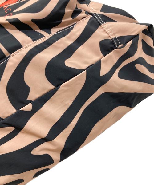 adidas（アディダス）adidas (アディダス) STELLA McCARTNEY (ステラマッカートニー) ゼブラ柄バックパック　ナップザック　スポーツ　アウトドア ベージュ サイズ:実寸参照の古着・服飾アイテム