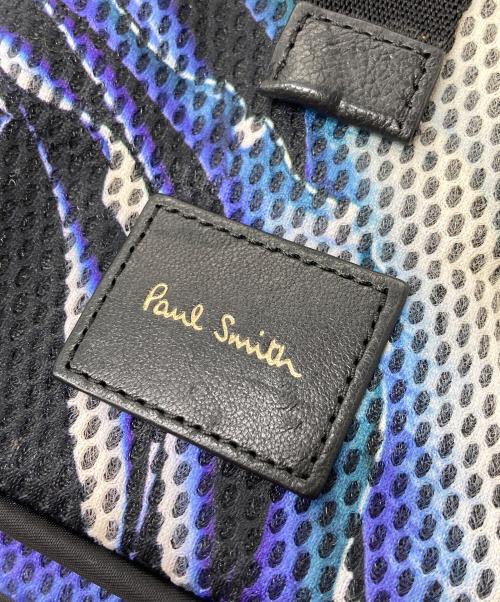 PAUL SMITH（ポールスミス）PAUL SMITH (ポールスミス) 総柄メッシュリュック　バックパック マルチカラー サイズ:実寸参照の古着・服飾アイテム