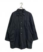 Sea Room lynnシールームリン）の古着「オックスフォードシャツ　オールインワン」｜ブラック