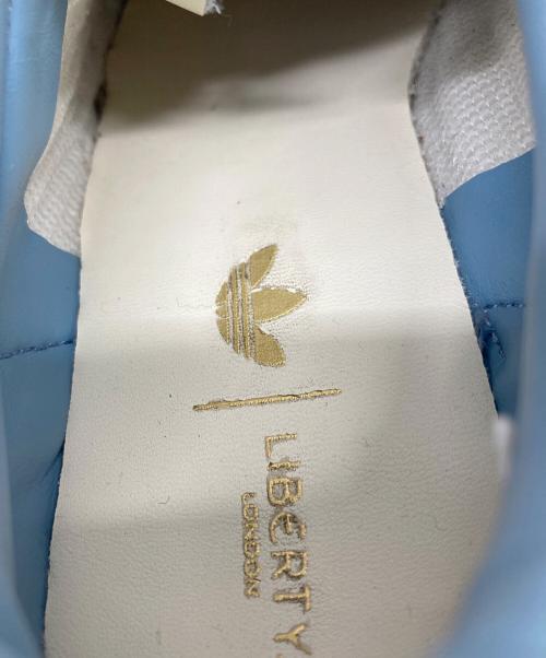 adidas Originals（アディダスオリジナル）adidas Originals (アディダスオリジナル) Sambae × リバティ・ロンドン / Sambae × Liberty London ブルー サイズ:US6の古着・服飾アイテム