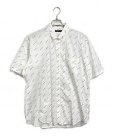BALENCIAGA（バレンシアガ）の古着「Over Logo Short Sleeve Shirt」｜ホワイト