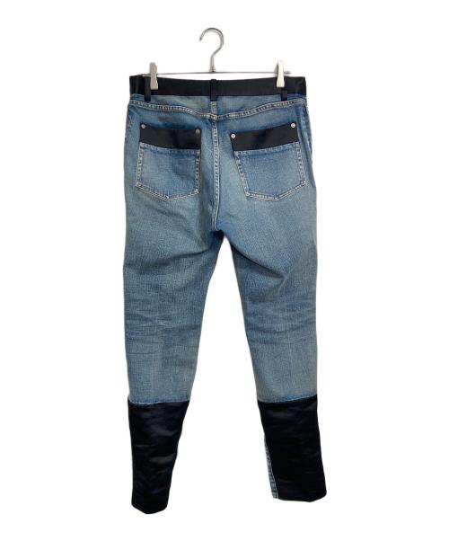 UNDERCOVER（アンダーカバー）UNDERCOVER (アンダーカバー) 切替デニムパンツ　4ポケット　日本製 ブルー サイズ:3の古着・服飾アイテム