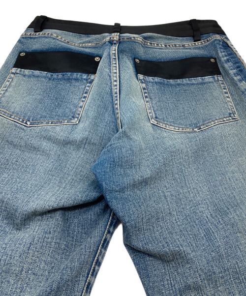 UNDERCOVER（アンダーカバー）UNDERCOVER (アンダーカバー) 切替デニムパンツ　4ポケット　日本製 ブルー サイズ:3の古着・服飾アイテム