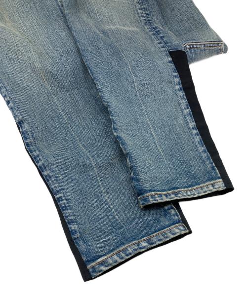 UNDERCOVER（アンダーカバー）UNDERCOVER (アンダーカバー) 切替デニムパンツ　4ポケット　日本製 ブルー サイズ:3の古着・服飾アイテム