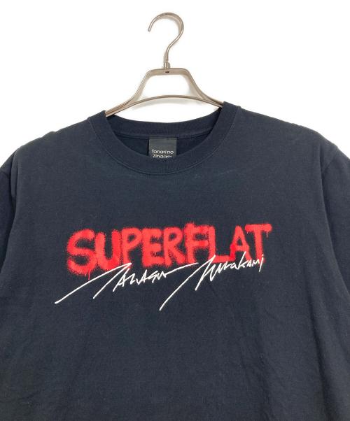 tonarino zingaro（トナリノジンガロ）tonarino zingaro (トナリノジンガロ) CONTEXT (コンテキスト) 半袖Tシャツ　村上隆 ブラック サイズ:Lの古着・服飾アイテム