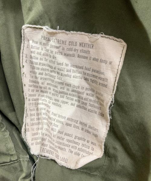 US ARMY（ユーエスアーミー）US ARMY (ユーエスアーミー) 【古着】VANDERBILT SHIRTS CO INC M-65フィッシュテールパーカー　70ｓライナー社外品 オリーブ サイズ:XSの古着・服飾アイテム
