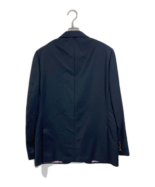 BROOKS BROTHERS Red Fleece（ブルックスブラザーズレッドフリース）Brooks Brothers Red Fleece (ブルックスブラザーズレッドフリース) 羊金釦裏地ストライプブレザー　marzotto生地 ネイビー サイズ:USA40Aの古着・服飾アイテム