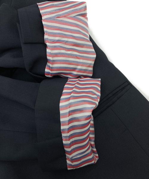 BROOKS BROTHERS Red Fleece（ブルックスブラザーズレッドフリース）Brooks Brothers Red Fleece (ブルックスブラザーズレッドフリース) 羊金釦裏地ストライプブレザー　marzotto生地 ネイビー サイズ:USA40Aの古着・服飾アイテム