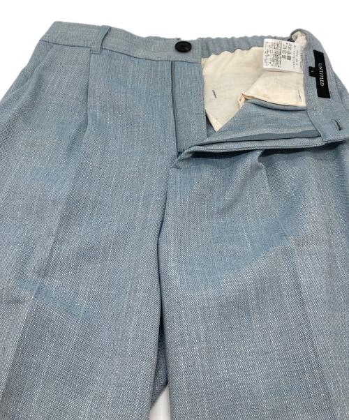 UNTITLED（アンタイトル）UNTITLED (アンタイトル) シャンブレーワイドパンツ ブルー サイズ:1 未使用品の古着・服飾アイテム