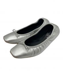 DRESSTERIOR（ドレステリア）の古着「ソフトレザーバレエシューズ」｜シルバー