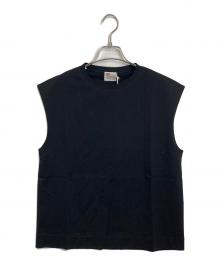 Traditional Weatherwear×UNTITLED（トラディショナルウェザーウェア×アンタイトル）の古着「ノースリカットソー　コットンカットソー」｜ブラック