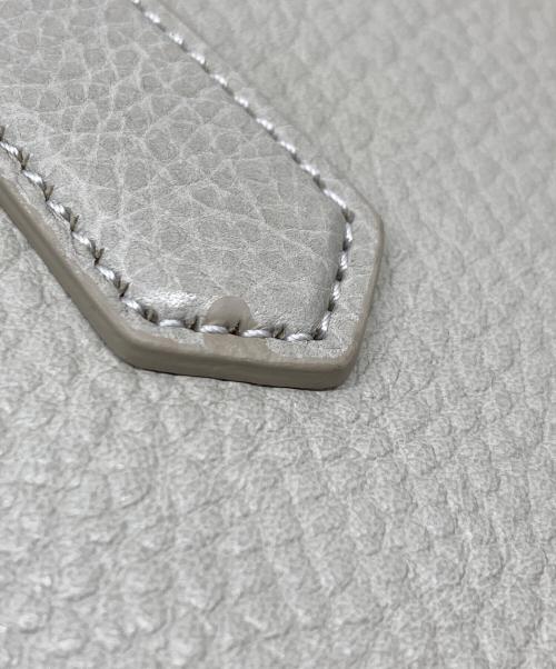 HIROFU（ヒロフ）HIROFU (ヒロフ) 【エテルノ】レザーハンドバッグ グレー サイズ:実寸参照の古着・服飾アイテム