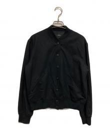 theory（セオリー）の古着「Sleek Saxony Varsity ジャケット」｜ブラック