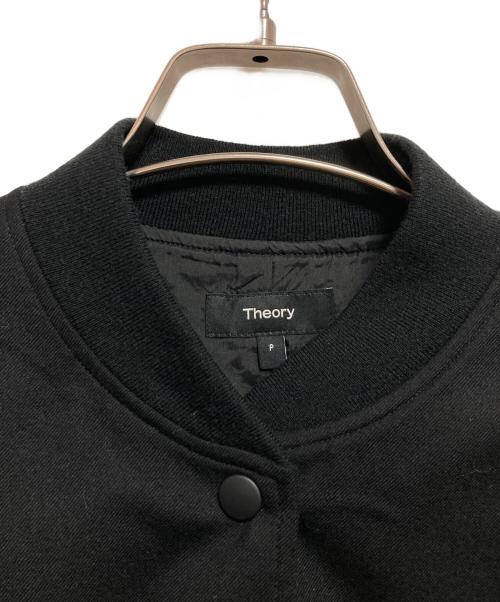theory（セオリー）theory (セオリー) Sleek Saxony Varsity ジャケット ブラック サイズ:Pの古着・服飾アイテム