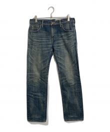 NEIGHBORHOOD（ネイバーフッド）の古着「16SS WASHED NARROW 色落ち加工デニム　5ポケット」｜インディゴ