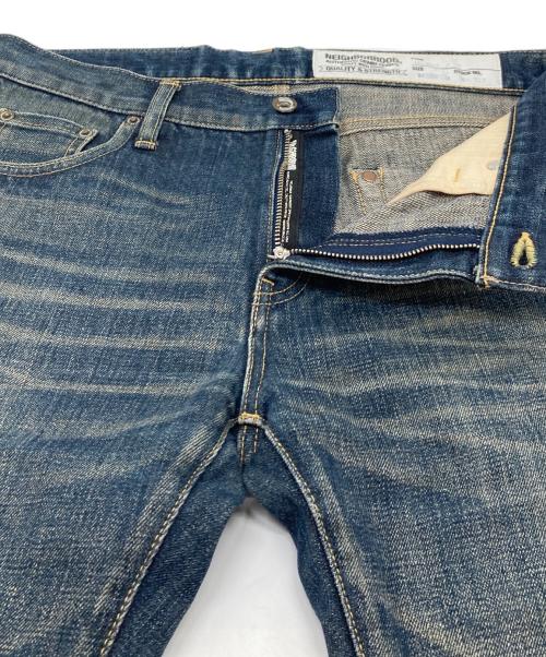 NEIGHBORHOOD（ネイバーフッド）NEIGHBORHOOD (ネイバーフッド) 16SS WASHED NARROW 色落ち加工デニム　5ポケット インディゴ サイズ:Mの古着・服飾アイテム