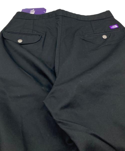 THE NORTHFACE PURPLELABEL（ザ・ノースフェイス パープルレーベル）THE NORTHFACE PURPLELABEL (ザ・ノースフェイス パープルレーベル) Stretch Twill Wide Tapered Pants ツイルワイドパンツ　COOL MAX ブラック サイズ:30 未使用品の古着・服飾アイテム