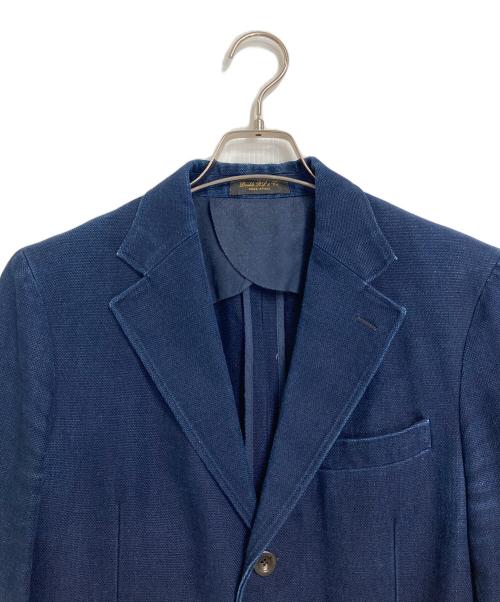 RRL（ダブルアールエル）RRL (ダブルアールエル) Indigo ‎Basket Weave Taylor JK イタリア製 ネイビー サイズ:38の古着・服飾アイテム