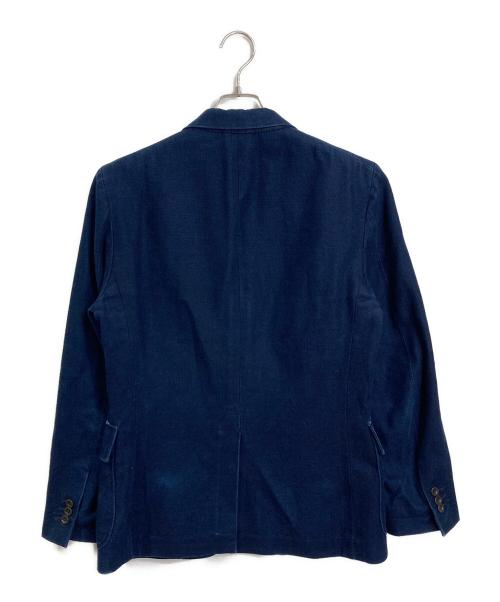 RRL（ダブルアールエル）RRL (ダブルアールエル) Indigo ‎Basket Weave Taylor JK イタリア製 ネイビー サイズ:38の古着・服飾アイテム