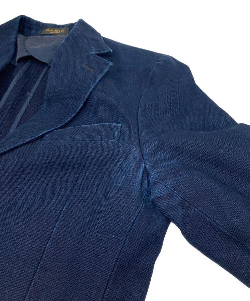 RRL（ダブルアールエル）RRL (ダブルアールエル) Indigo ‎Basket Weave Taylor JK イタリア製 ネイビー サイズ:38の古着・服飾アイテム